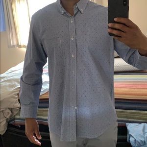 Club Room Casual Button Down L